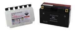 BCT7B-4-AGM | AGM-Motorradbatterie, YT7B-BS, 12 V, 6 Ah, CCA: 120 Ampere, 150 x 65 x 93 mm