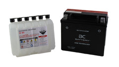 BCTX12-AGM | AGM-Motorradbatterie, YTX12-BS, 12 V, 10 Ah, CCA: 180 Ampere, 150 x 87 x 130 mm