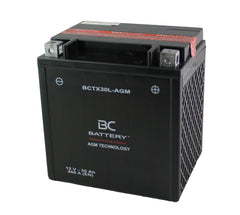 BCTX30L-AGM | AGM-Motorradbatterie, YIX30L-BS, 12 V, 30 Ah, CCA: 400 Ampere, 167 x 126 x 174 mm