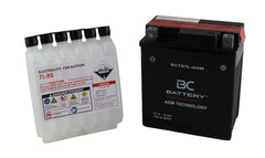 BCTX7L-AGM | AGM-Motorradbatterie, YTX7L-BS, 12 V, 6 Ah, CCA: 100 Ampere, 150 x 70 x 130 mm