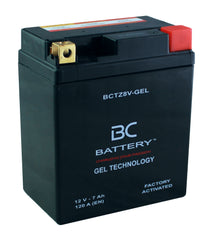 BCTX30L-GEL | Batterie moto GEL, YIX30L-BS, 12 V, 30 Ah, CCA : 400 A, 167 x 126 x 174 mm