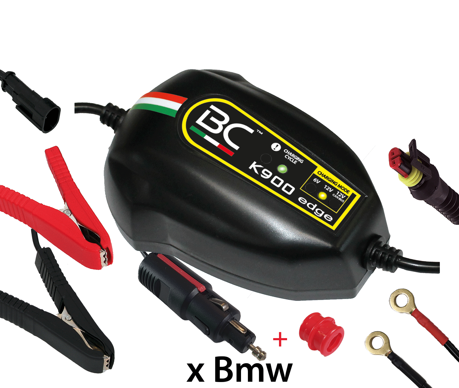 BC K900 EDGE, Caricabatteria Moto BMW 6V/12V/12V Can-Bus - 1A - BC Battery Italian Official Website