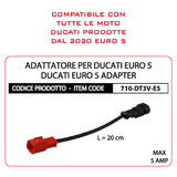 Connettore presa Ducati DDA DT3V-E5, Cavo Adattatore per Moto Ducati Euro 5 - BC Battery Italian Official Website